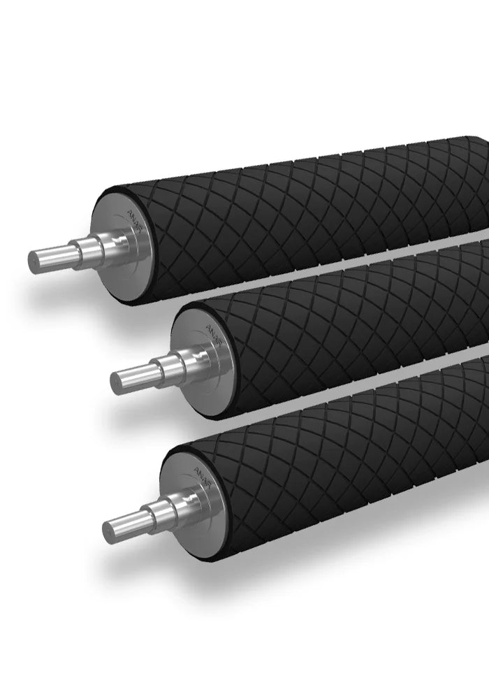 High-Quality Diamond chex rubber roller superior grip on materials